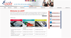 Desktop Screenshot of lsoit.co.in