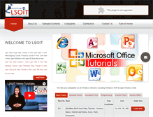 Tablet Screenshot of lsoit.com